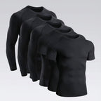 Strak compressie shirt lange mouwen set