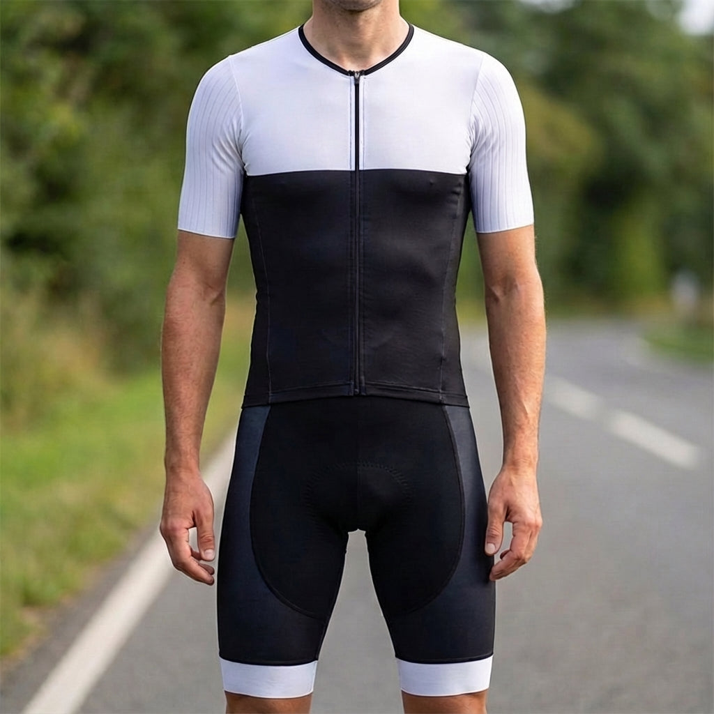 Strak aansluitend renntrikot set