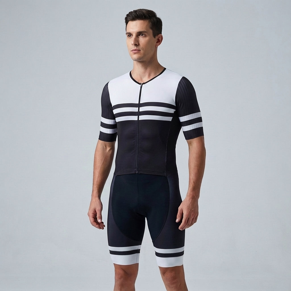 Strak aansluitend renntrikot set