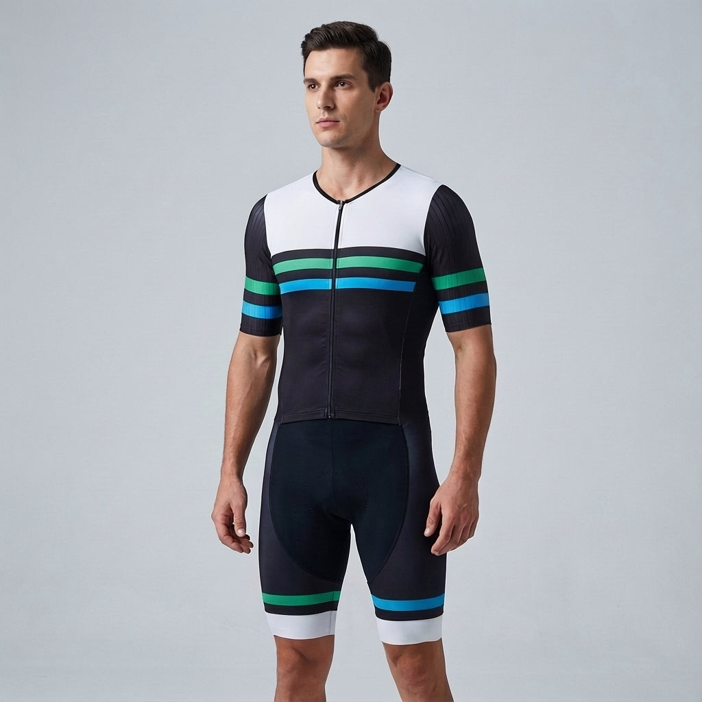 Strak aansluitend renntrikot set