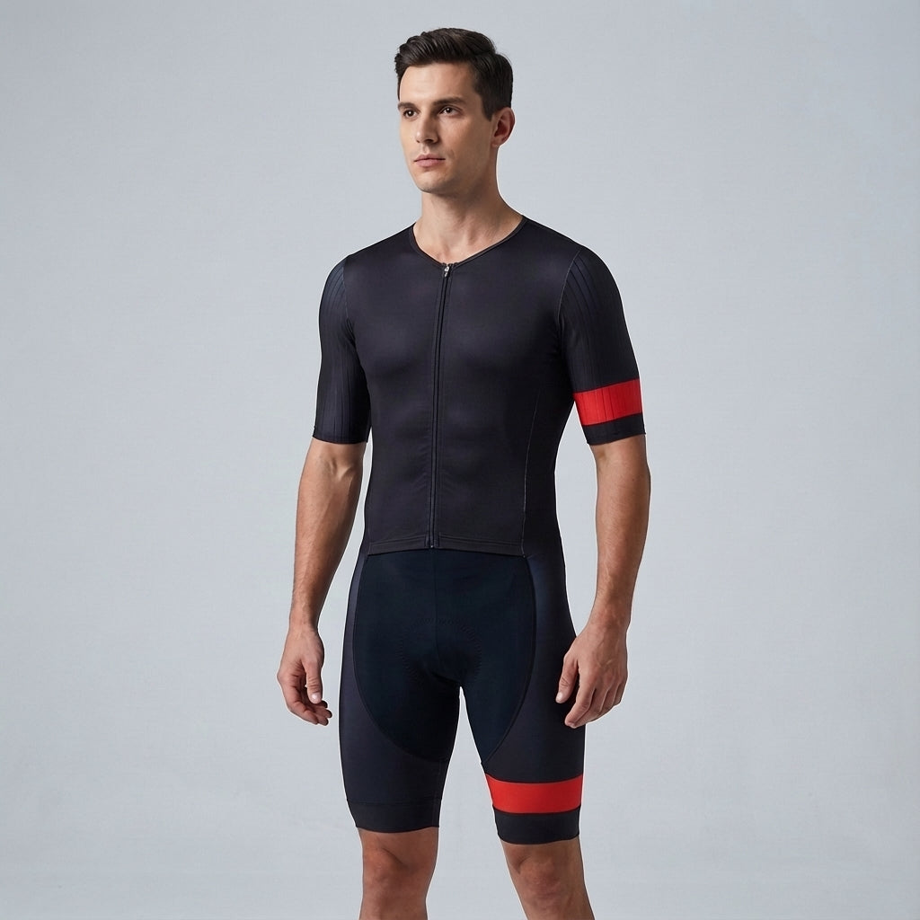 Strak aansluitend renntrikot set