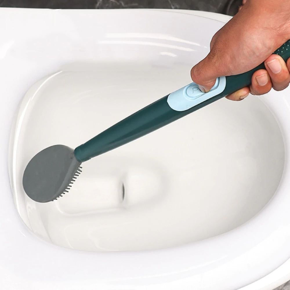 Ergonomische toilettenborstel met houder