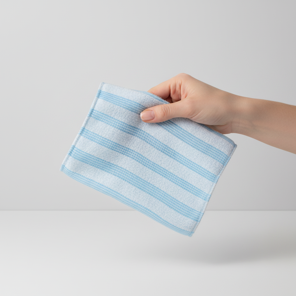 Exfoliërend peeling-handdoek