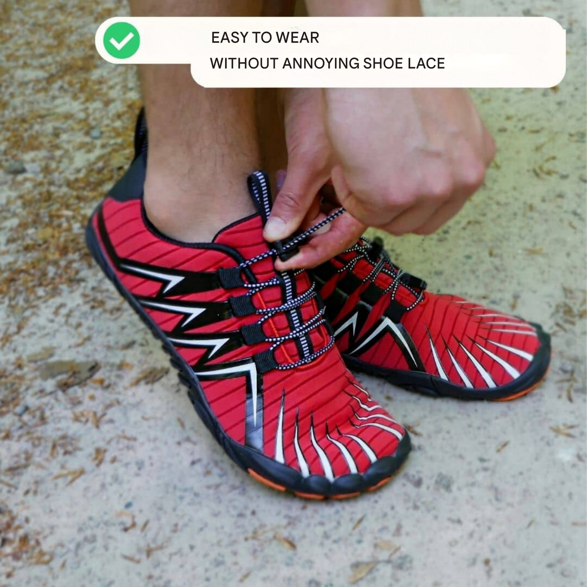 Flexibele barefoot sneaker