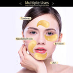 Gold eye mask