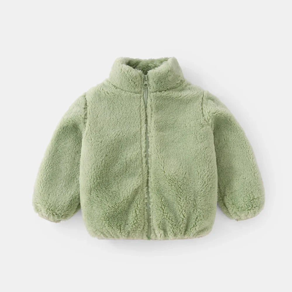 Warme kinderjas voor herfst en winter