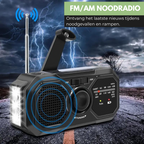 Opwindbare noodradio