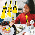 Bulldozer kinderbestek set