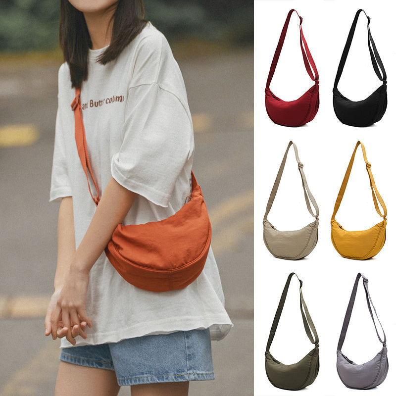 Half moon crossbody bag