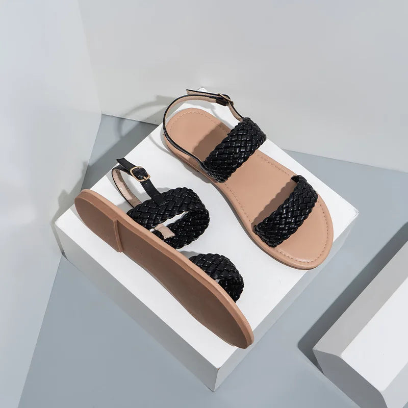 Platte zomersandalen met antislipzool