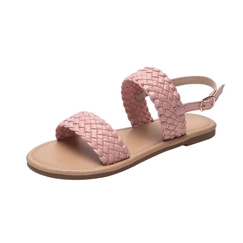 Platte zomersandalen met antislipzool