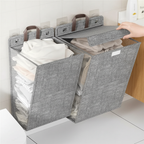 Opvouwbare wandhouder wasmand