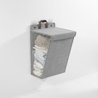 Opvouwbare wandhouder wasmand