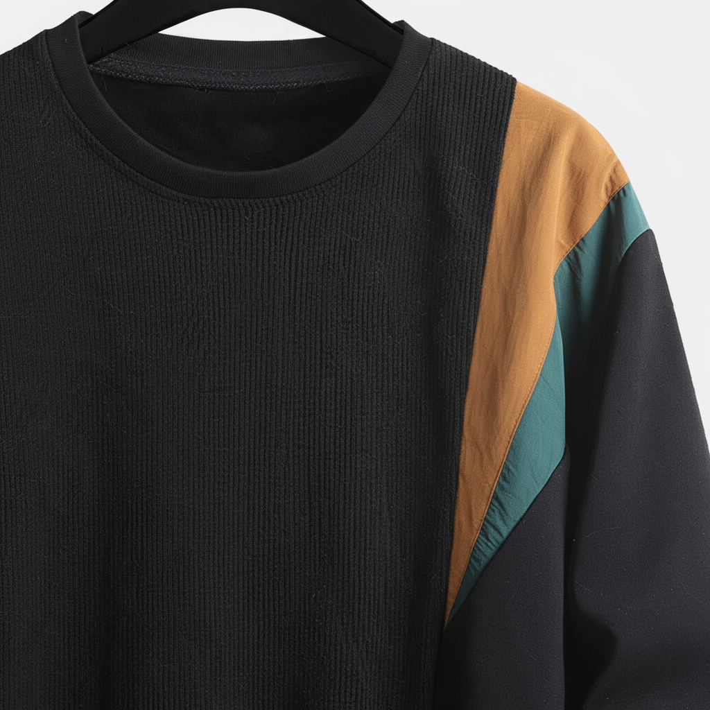 Kleur-Block design trui