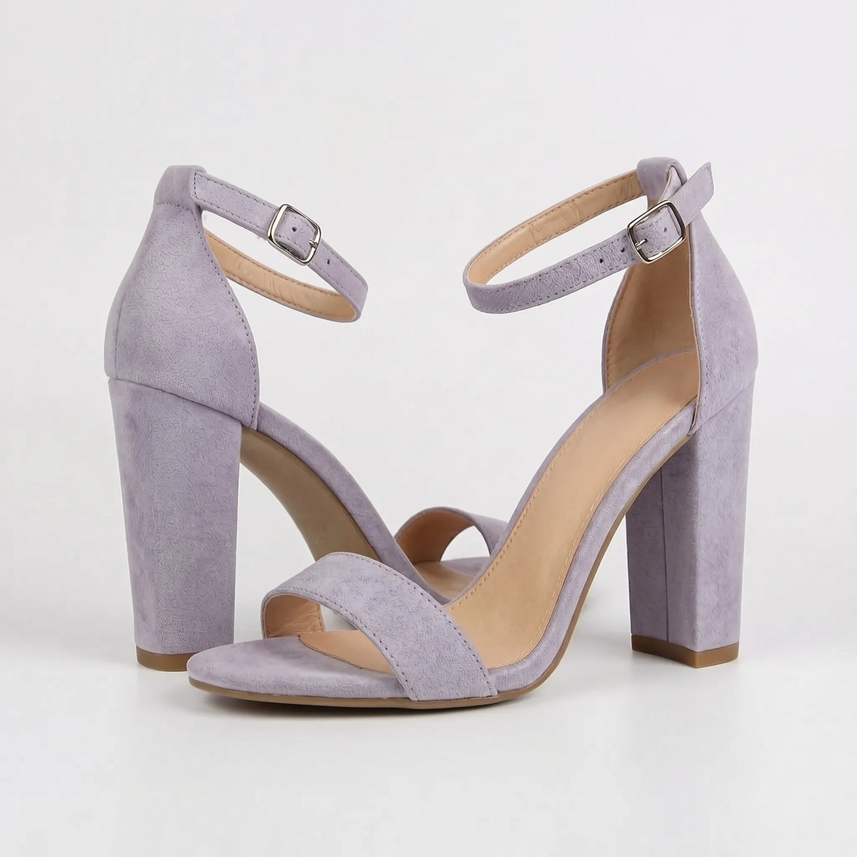 Feestelijke blokhaksandalen