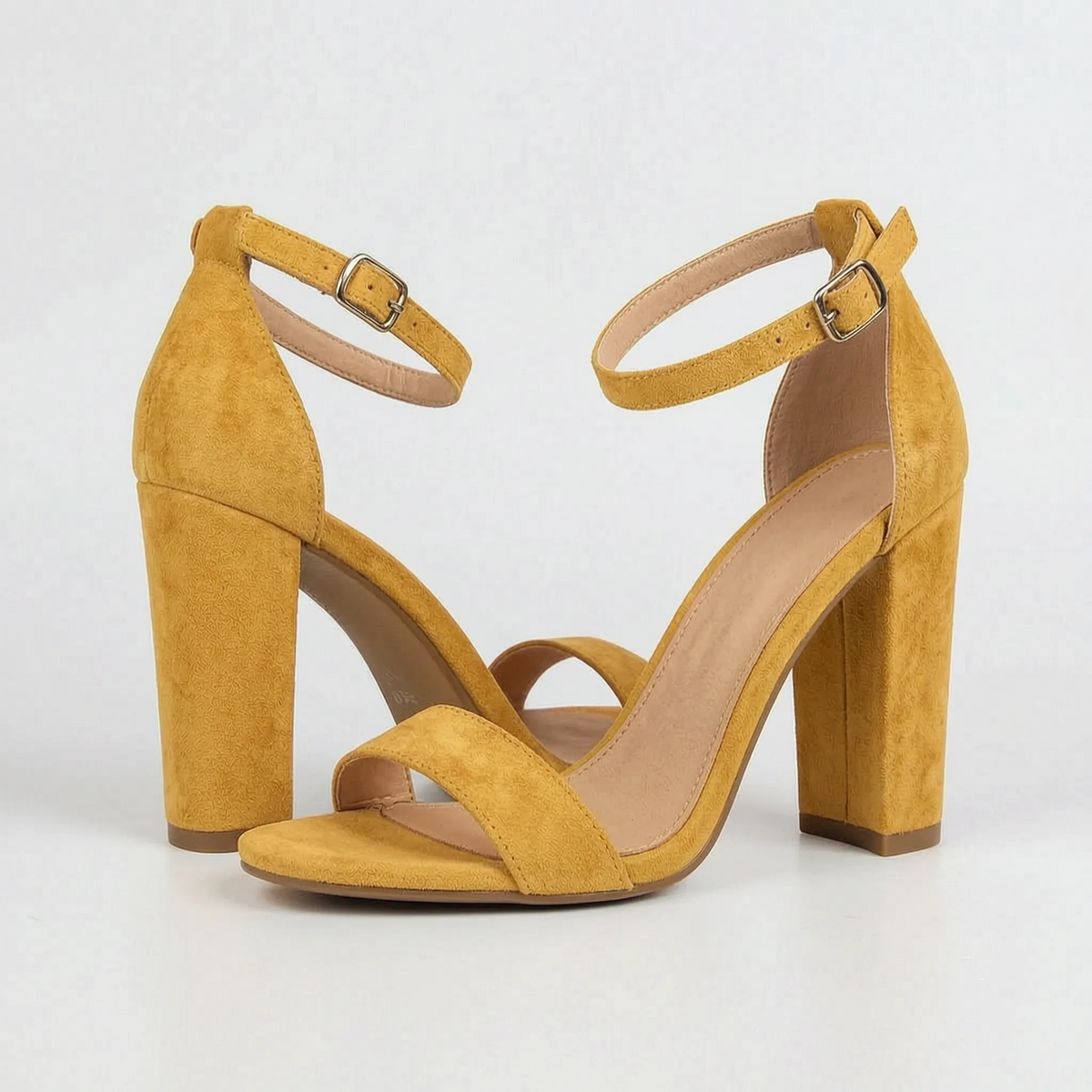 Feestelijke blokhaksandalen