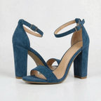 Feestelijke blokhaksandalen