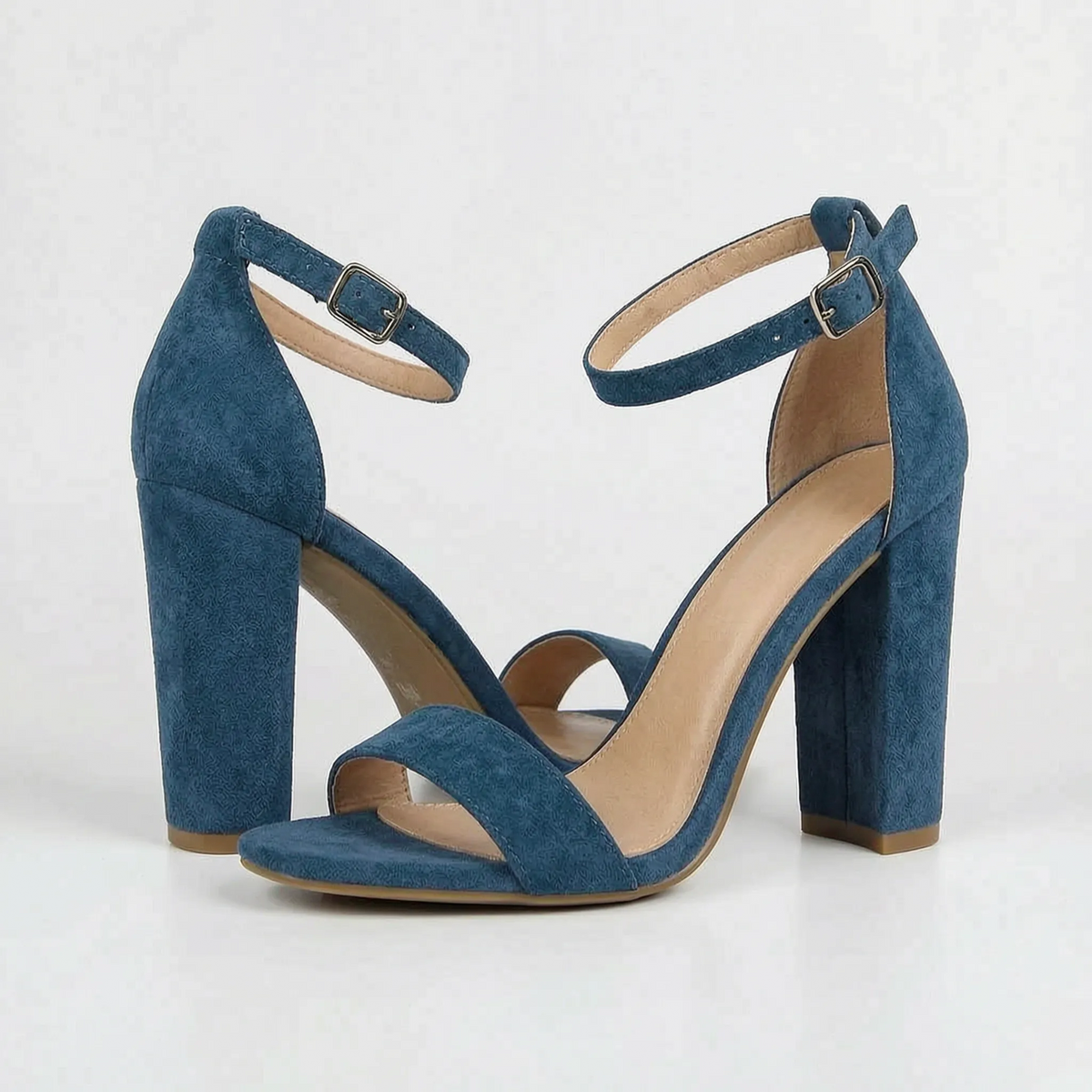 Feestelijke blokhaksandalen