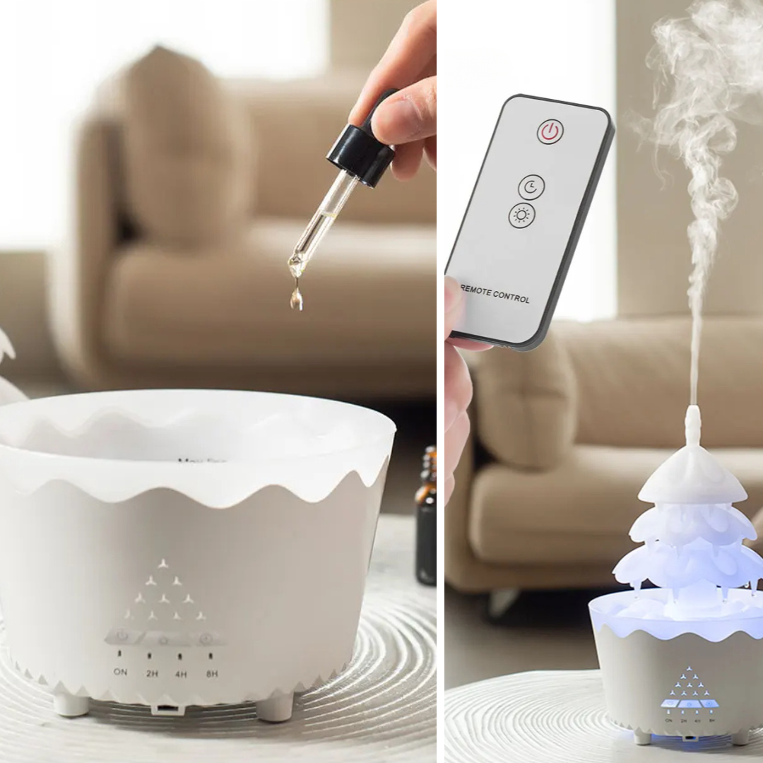 Kerstboom aroma diffuser