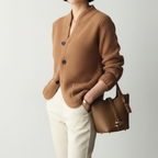 Figuuraccentuerende gebreide cardigan