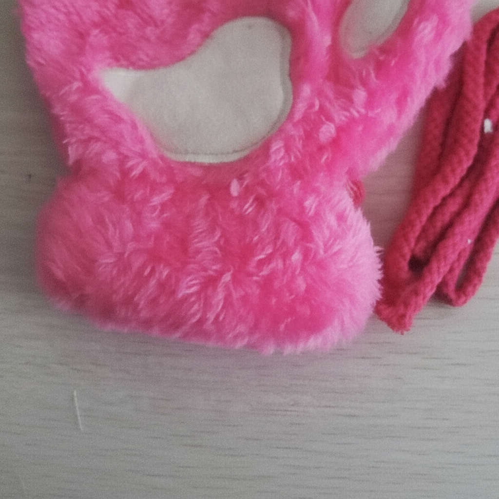 Vingerloze pluizige pootwanten