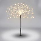 Buitenlamp in vuurwerkstijl