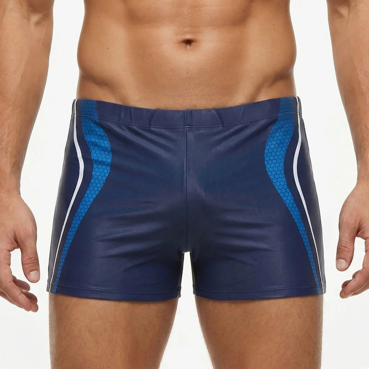 Getailleerde sportieve zwemshorts