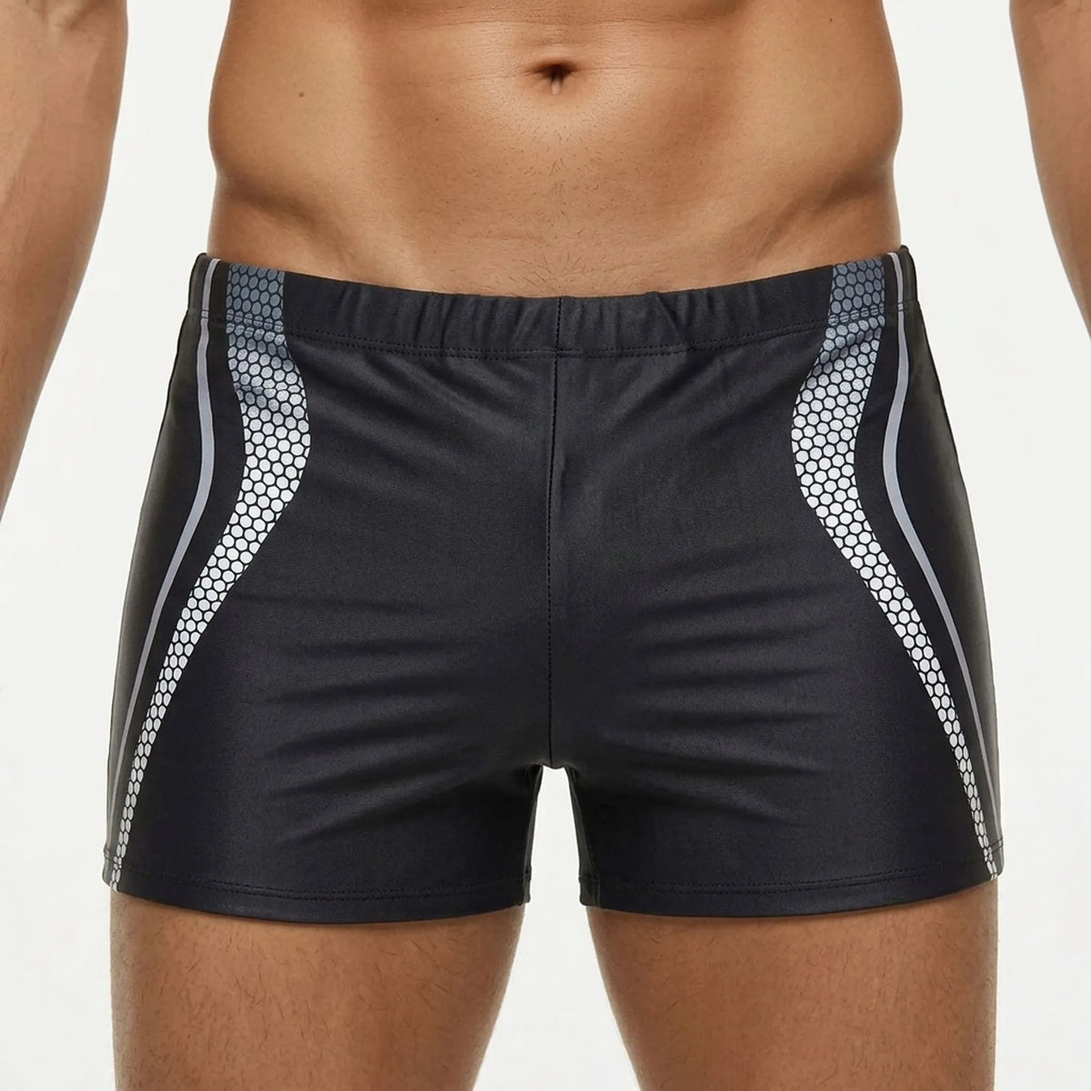 Getailleerde sportieve zwemshorts