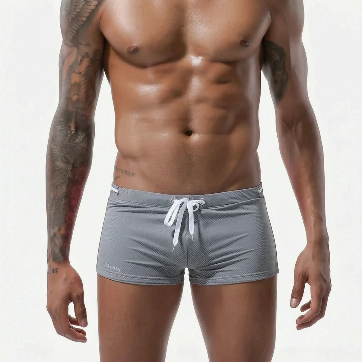 Slim-fit zwembroek met lage taille