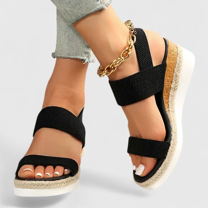 Sandalen met voetboogondersteuning en zachte demping
