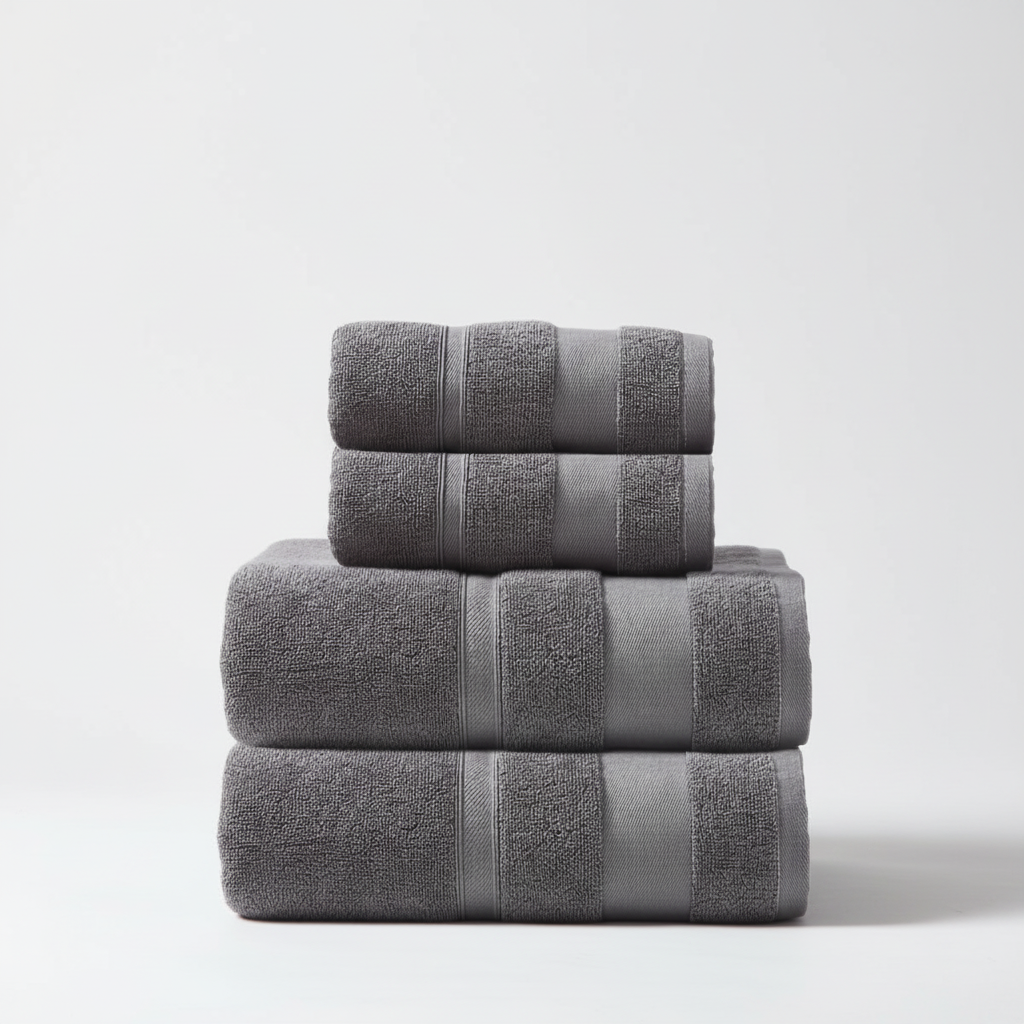 Fluffy handdoek set