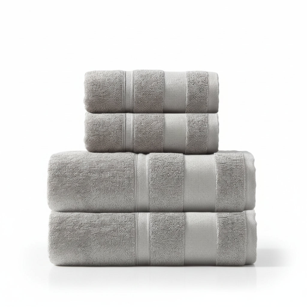 Fluffy handdoek set