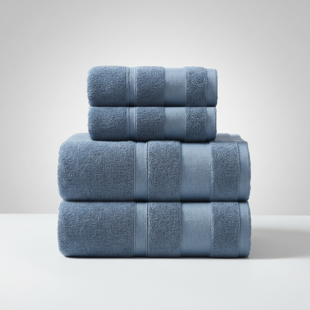 Fluffy handdoek set