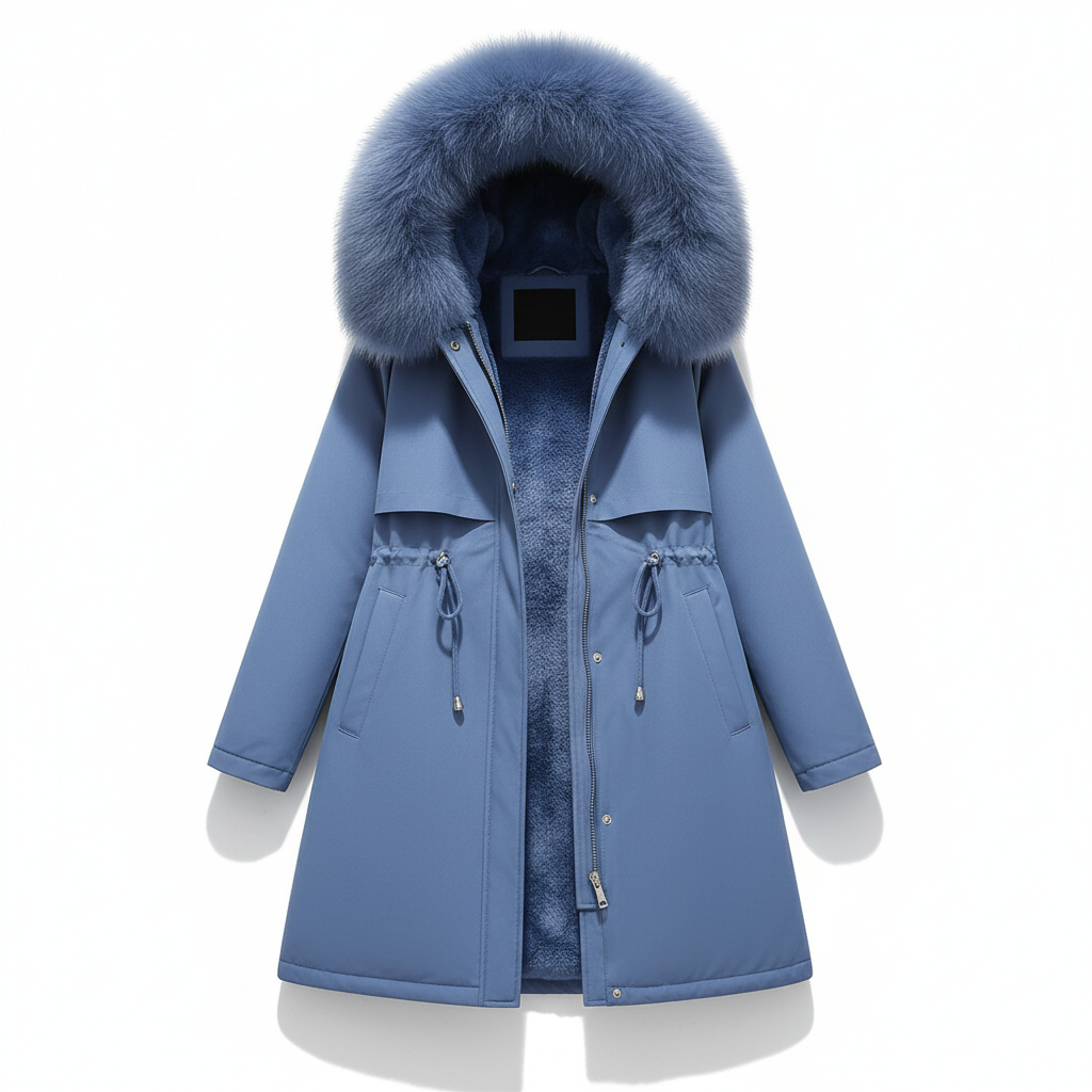 Fleece parka met kapuze — afbeelding 15