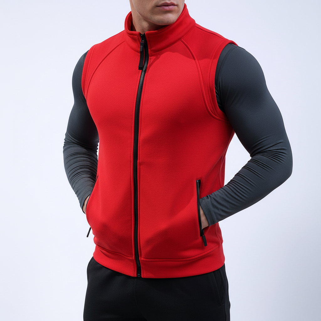 Fleece gevoerde vrijetijdsgilet