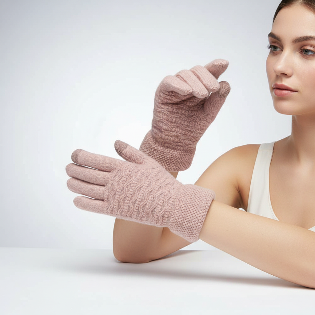 Fleece gevoerde touchscreen handschoenen
