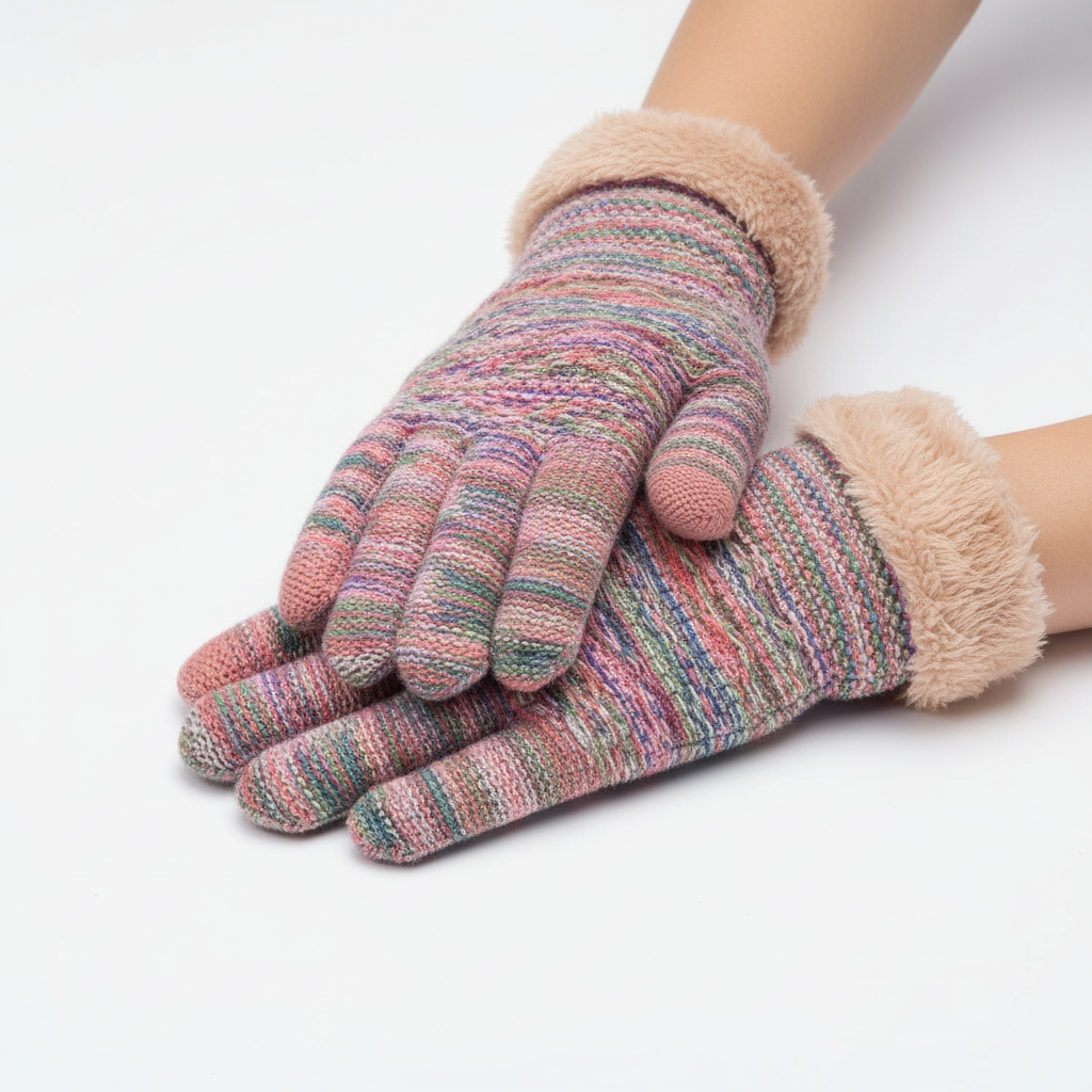 Fleece gevoerde touchscreen handschoenen