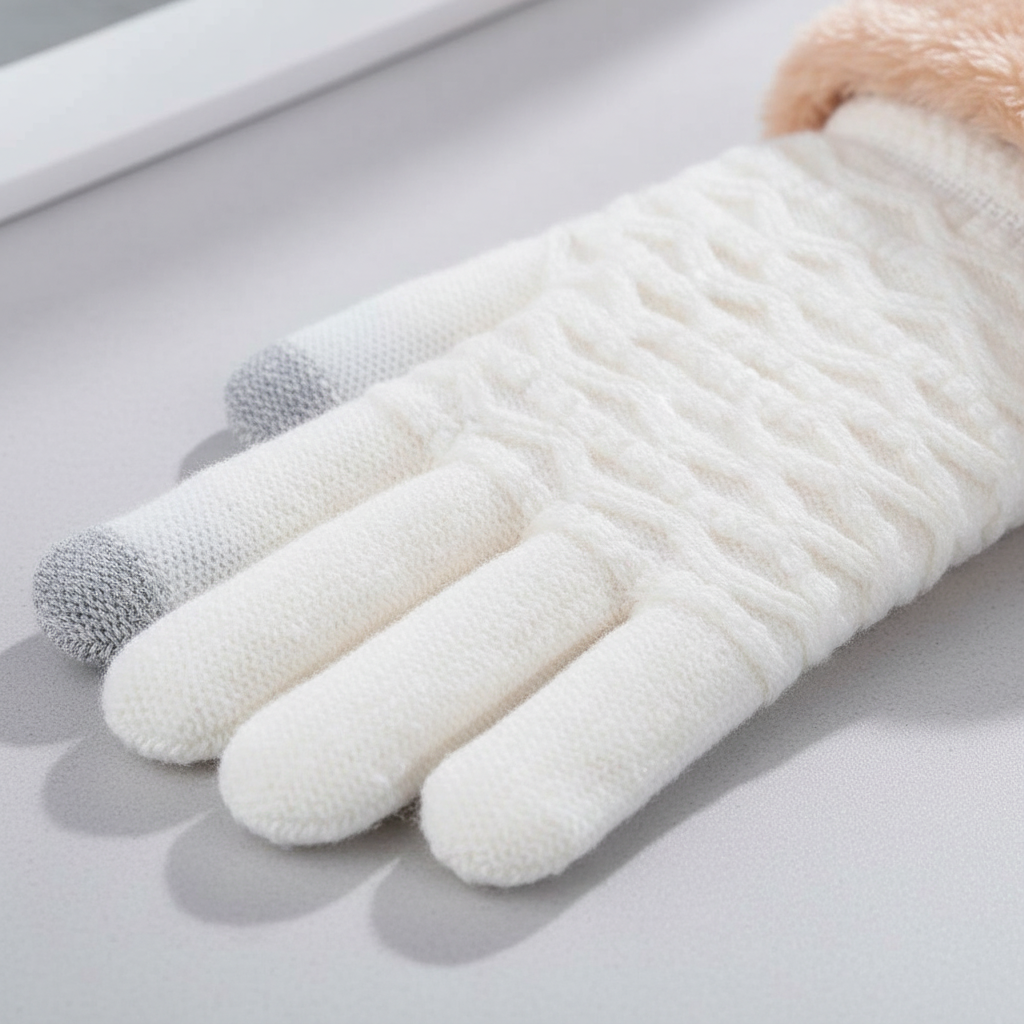 Fleece gevoerde touchscreen handschoenen