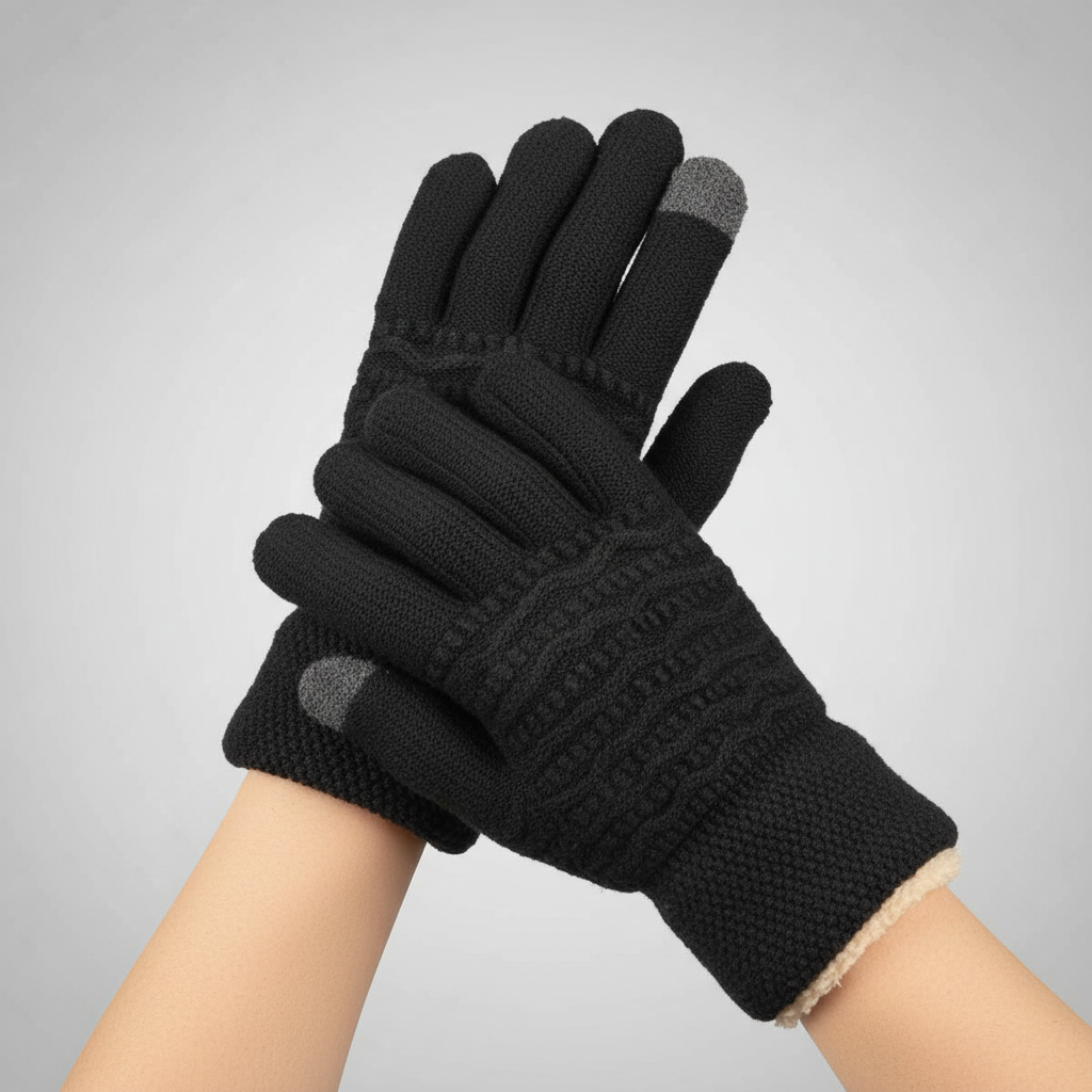 Fleece gevoerde touchscreen handschoenen