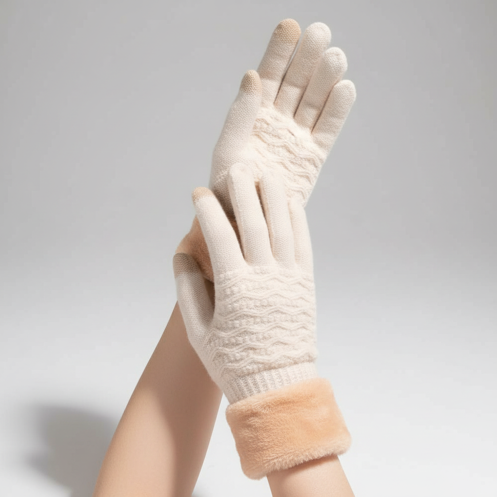 Fleece gevoerde touchscreen handschoenen