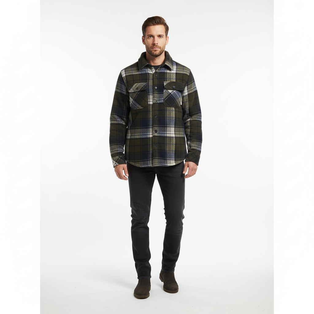 Fleece gevoerde jas