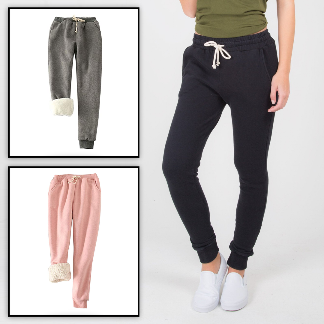 Fleece joggingsbroek