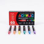 Verfmarkers met flexibele punt — afbeelding 2