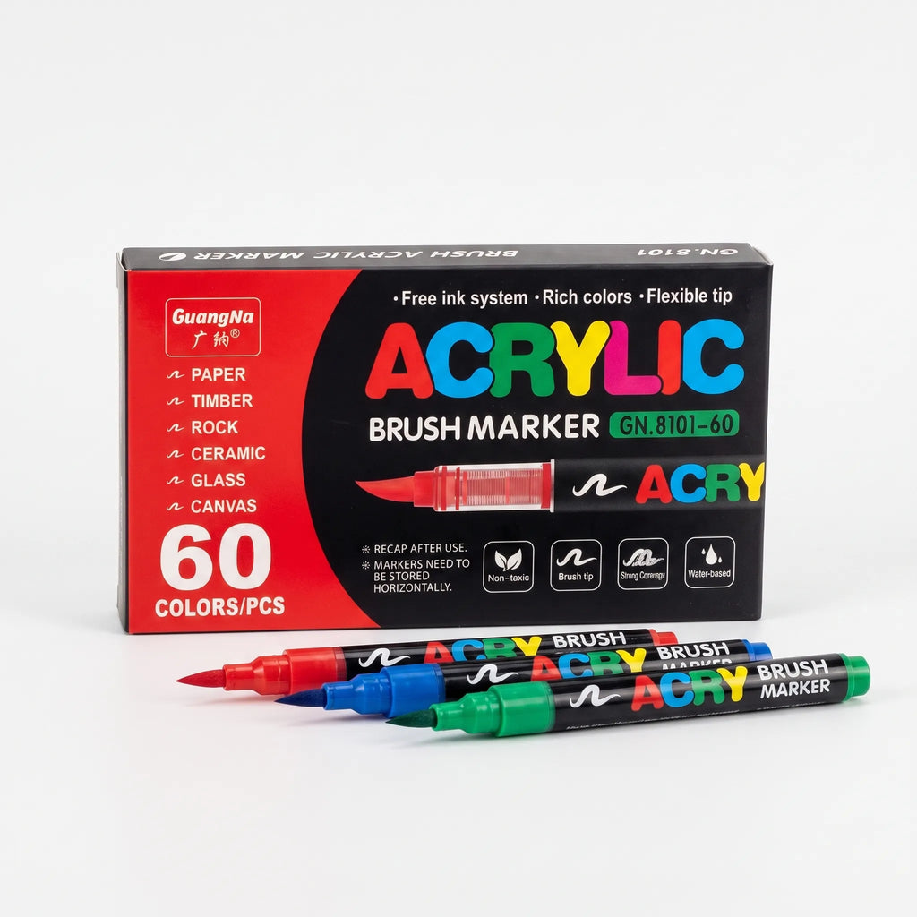 Verfmarkers met flexibele punt — afbeelding 20