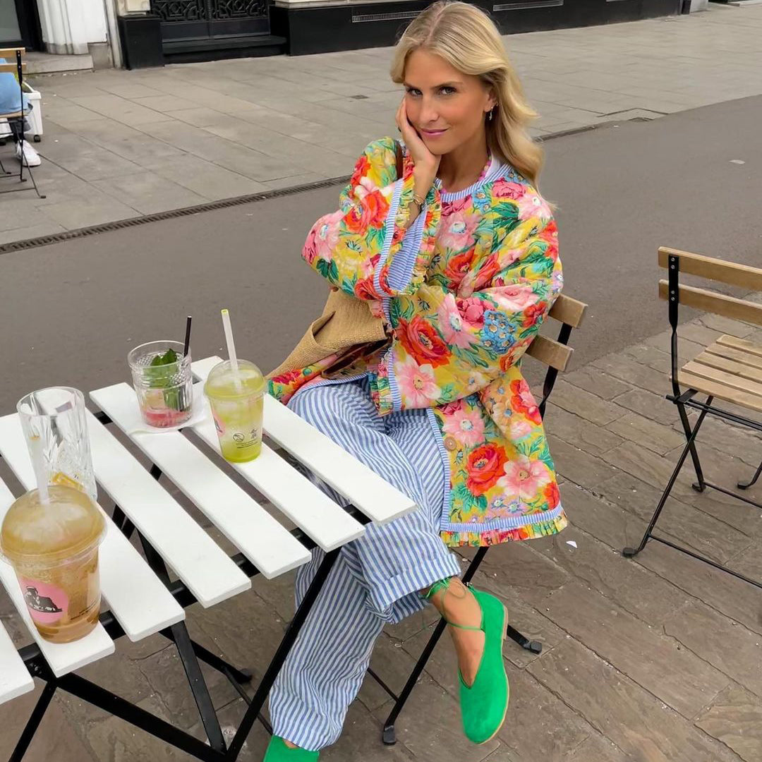Print damesblazer