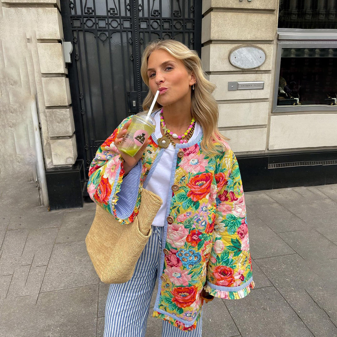 Print damesblazer