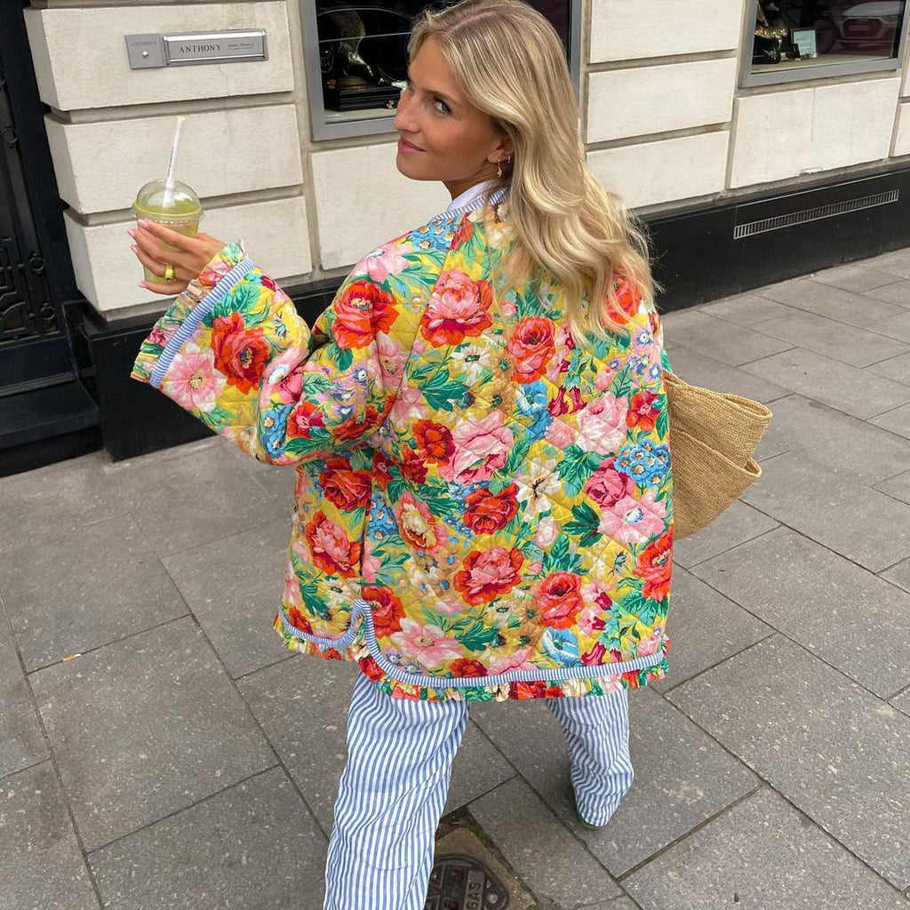Print damesblazer