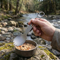 Opvouwbare titanium spork