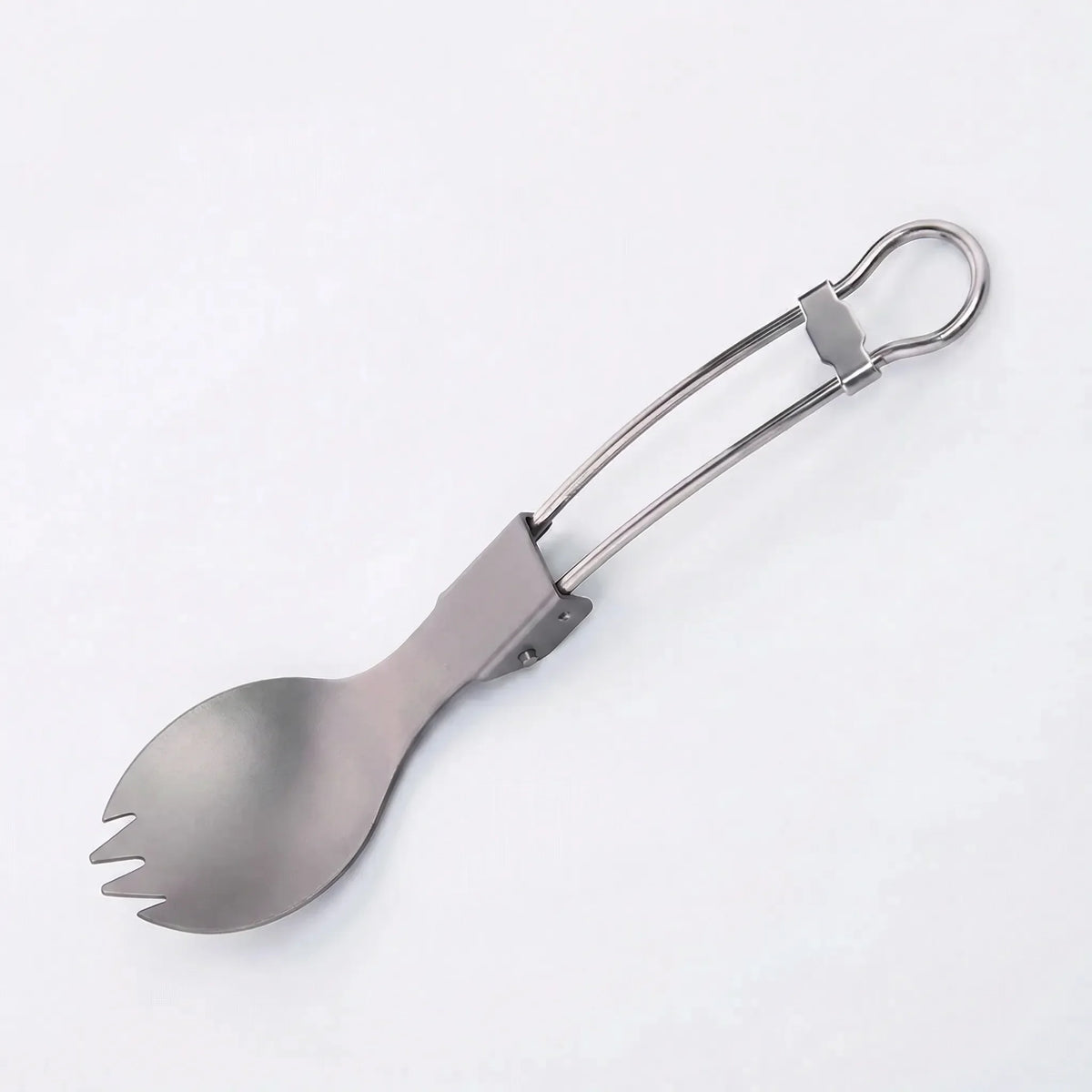 Opvouwbare titanium spork
