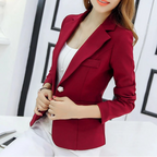 Nette slanke damesblazer met zakken